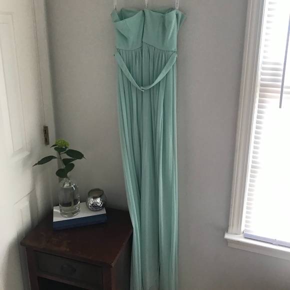Mint David's Bridal Style Your Way Mesh Dress - Picture 9 of 14